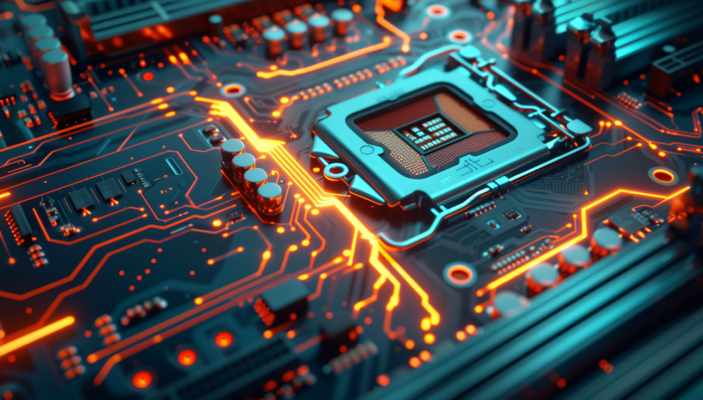 4S0101 chip integrated into an electronic circuit