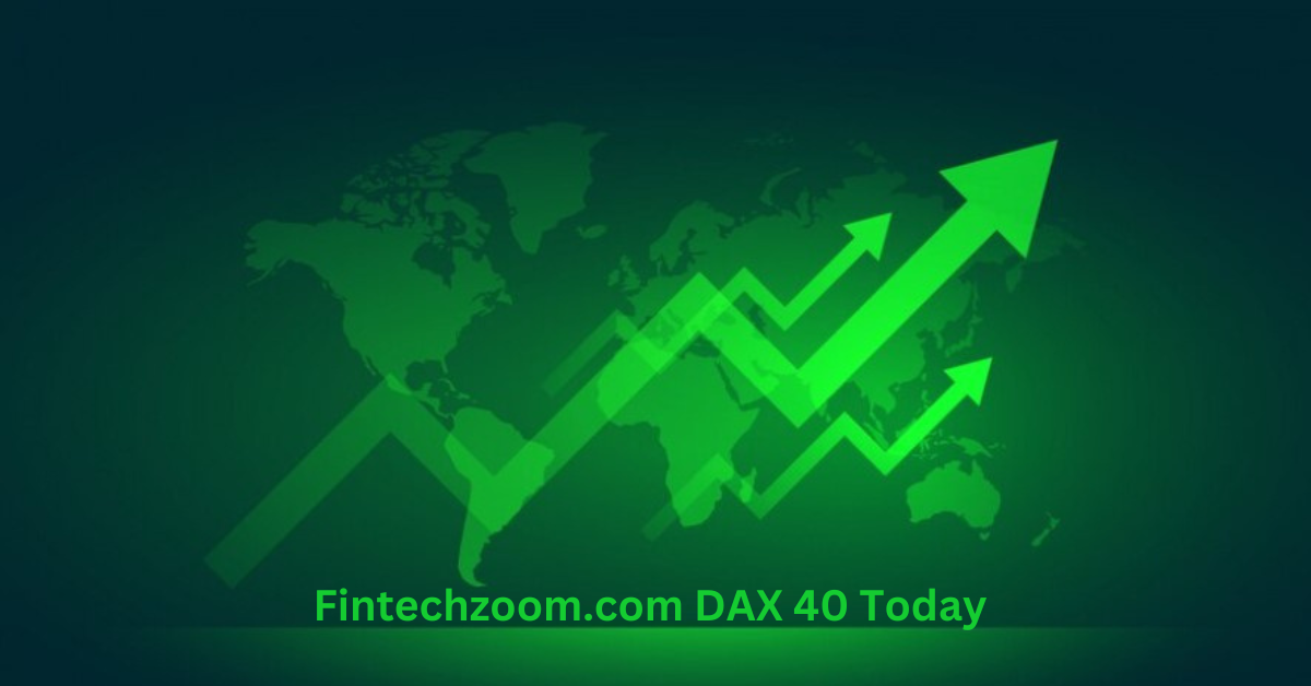 Real-time DAX 40 index performance chart on FintechZoom