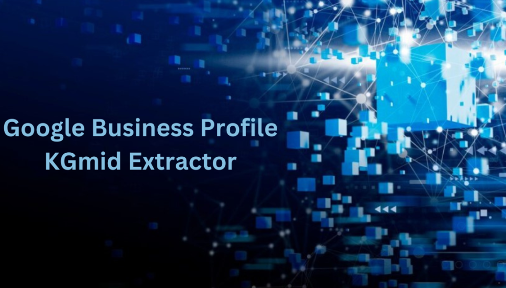 KGmid Extractor tool interface showcasing data analysis for Google Business Profiles