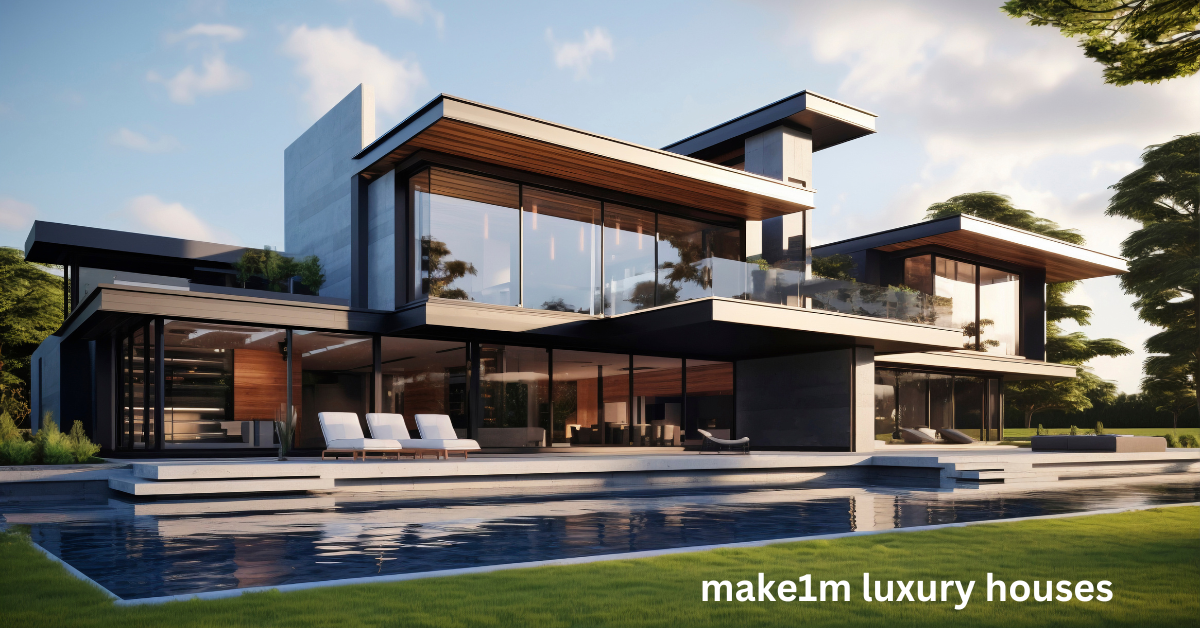 Elegant Make1m luxury house with modern design and stunning architecture