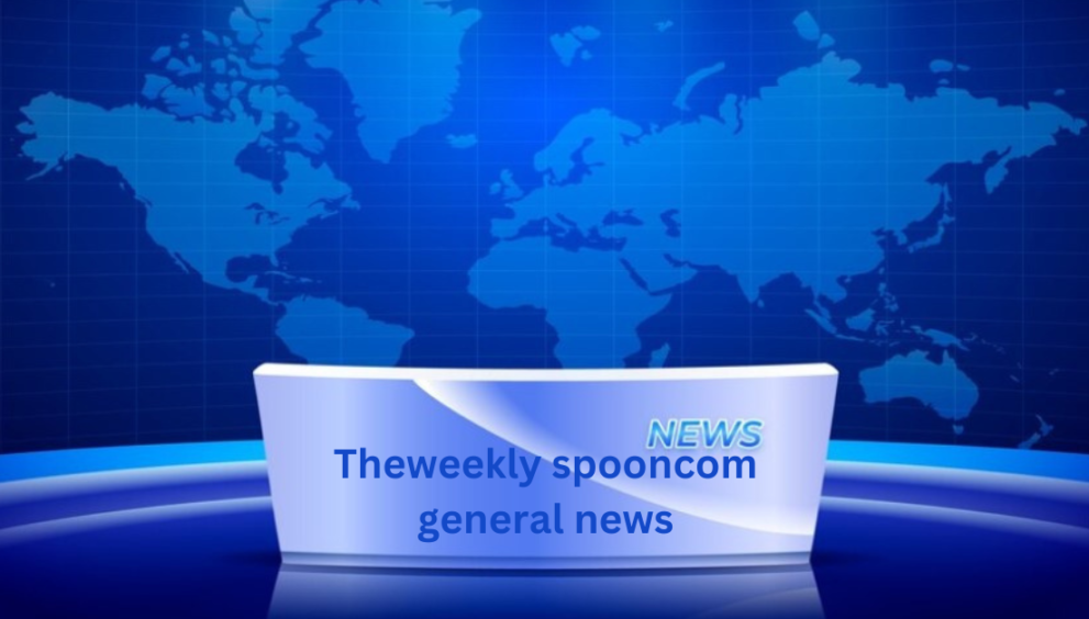 TheWeeklySpoon.com homepage featuring global, local, technology, and entertainment news updates